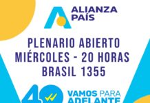 Alianza País de Salto realiza este miércoles en su sede un Plenario Abierto