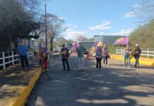 Partido Independiente se desplegó este sábado por el Barrio Ceibal
