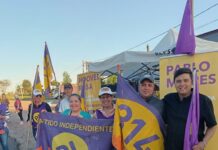 Hoover Rosa y la 314, militando en la Expo y con la gente