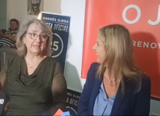 Lizabeth Machiavello: «Siempre con Agustina, con la 25, y Ojeda Presidente»