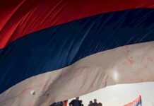 Rogelio Texeira, un candidato, en el banderazo y el acto del FA