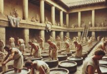 El arte de lavar en la antigua Roma: Un curioso ritual químico…