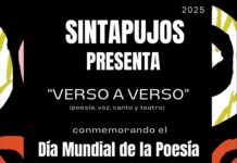 Por el Día Mundial de la Poesía, Sintapujos presenta «Verso a verso»