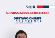 La agenda semanal del candidato Gustavo Chiriff