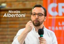 Nicolas Albertoni estará en el lugar de Honor de la fórmula «Malaquina el intendente de Todos»
