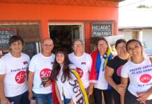 La Lista 567 recorrió Villa Constitución impulsando a Juani Gómez como Alcalde