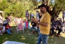 Marcelo Malaquina recorrió el interior profundo de Salto en una gira “pueblo a pueblo”