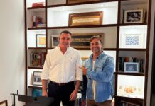 Carlos Albisu se reunió con Lacalle Pou en Montevideo