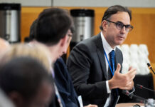 El presidente del BCU expuso en Washington ante la directora gerente del FMI y autoridades de las Américas