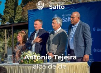 Asunción del alcalde Antonio Tejeira en el Municipio de Colonia Lavalleja