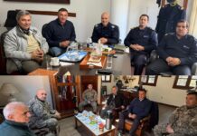 Albisu se reunió con jerarcas de Jefatura y Ejército para delinear trabajo conjunto