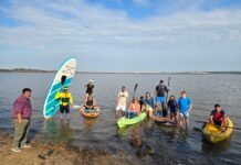 Comienza “Salto al Agua” con remadas inaugurales en el río Uruguay