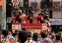 El Carnaval de la Batalla (Ivrea, Italia)