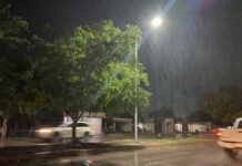 Lluvias en Salto: más de 50 milímetros en la capital y registros dispares en el interior