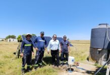 Se instaló la primera bomba solar de agua en Puntas de Cañas