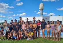 CECOED y Descentralización entregaron calzados a niños de la Piscina de Rincón de Valentín