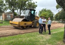 Recuperación vial en barrio Arralde