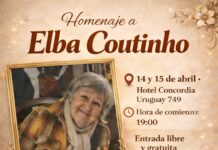 Homenaje a Elba Coutinho en Salto