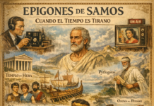 Epigones de Samos, cuando el tiempo es tirano….