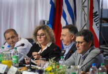 Bajo la presidencia ad hoc de Carlos Albisu, el Congreso de Intendentes recibió a la Federación Rural