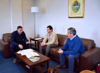Albisu informó a los diputados Constenla y De Brum sobre la situación prevista ante el fenómeno de “El Niño”