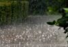 Se adelantó Santa Rosa?: Salto bajo el agua, granizo y viento, en varias zonas