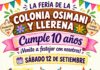 Este sábado venite a festejar con nosotros!!!: LA FERIA DE LA COLONIA OSIMANI Y LLERENA CUMPLE 10 AÑOS!!!